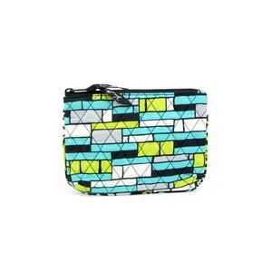 Vera Bradley Geometric Print Cotton Quilted Zipper Pouch